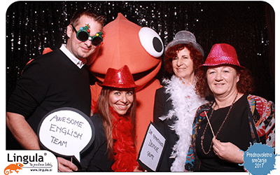 Lingula, ta jezična šola | Lingulina prednovoletna zabava 2017