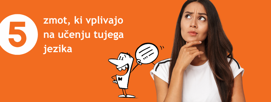 Lingula I Pet zmot pri učenju tujega jezika